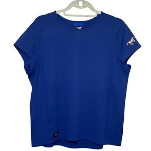 Irideon Women's‎ Equestrian Short Sleeve Royal Blue Shirt Top Size XL